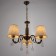 Virginia chandelier 3x40W E14 bronze 56x56x76 cm Bayerlux