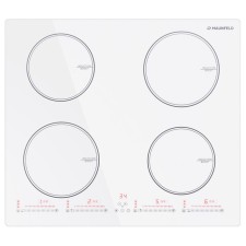 Варочная панель MAUNFELD CVI594SWH, индукционная, 4 конфорки, сенсор, белый