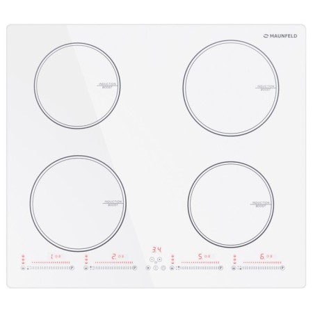 Hound panel Maunfeld CVI594SWH, induction, 4 burners, sensor, white