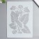 Stencil plastic "Strawberry bush" 29.7x21 cm