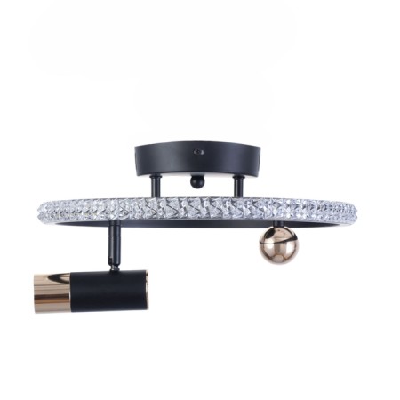 Acropolus chandelier 35W LED black, gold 2700-6400K 30x30x15cm-6