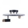 Acropolus chandelier 35W LED black, gold 2700-6400K 30x30x15cm