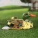 Garden figure "Duck with ducklings" 14x30cm