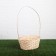 Wicker basket, bamboo, natural color