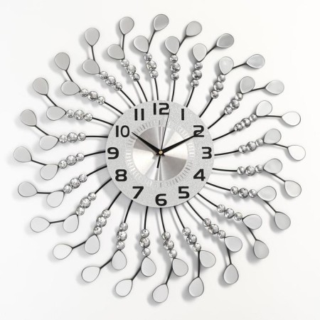 Watching clock, series: openwork, "hypnocrine", smooth move, 58 x 58 cm, d-22 cm