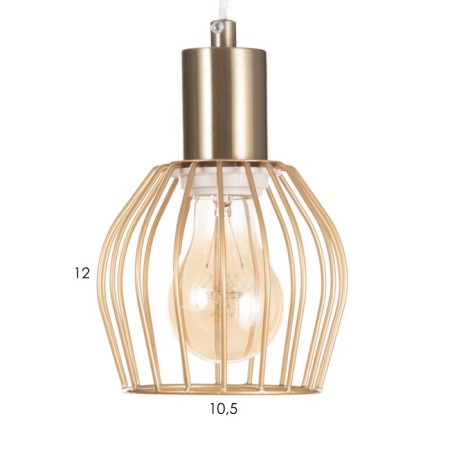 Suspension lamp "Loft" 1x25W E27 bronze 12x116x11-5