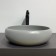 Haller shell Comforty 114mh, round, light-gray matte color