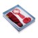 Gift set fan and umbrella, red
