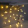 Garland “thread” 5 m with nozzles “white hedgehogs”, ip20, transparent thread, 30 LED, glow warm white, 8 modes, 220 V