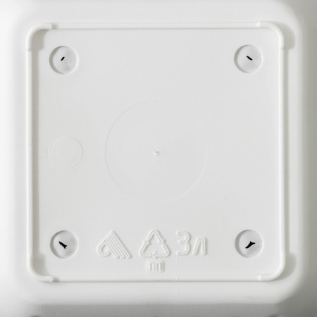 Pot with the pallet "Lausanne", 3 l, the color is white-4