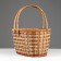 Basket wicker "picnic", without cover, 40x29x24/43 cm
