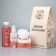 Gift set "4 in 1" Scrub, milk, shampoo, whip white