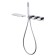 Bath mixer Abber Rund AF8731, hidden installation, shower set, shelf, chromium