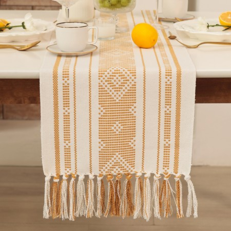 Ethel Skandi track collar 38*150 cm, 50%cotton 50%linen
