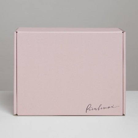 Gift folding box, packaging, "pink", 27 x 21 x 9 cm-3