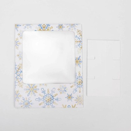 Box for 9 sweets with “New Year” cells 14.5 x 14.5 x 3.5 cm, New Year-6