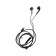 BYZ SE528 headphones, wired, inserts, microphone, Type-C, black