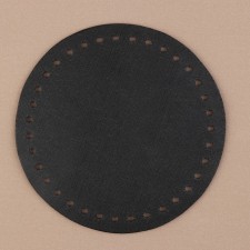 Donce for a bag, round, d = 18 × 0.3 cm, black color