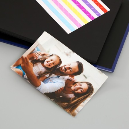 Photo album 25 sheets (corners+rings) "Ship" embossing 19x27x3 cm-4