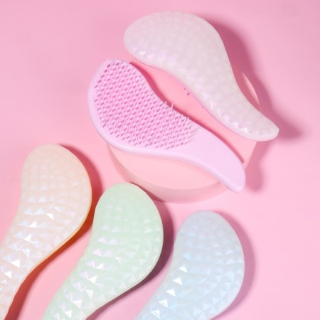 Massage comb, 7.5 × 18.5 cm, PVC box, color mix-1