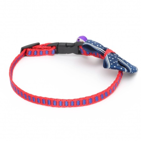 Collar "stars", 30 x 1 cm, kapron, blue-1