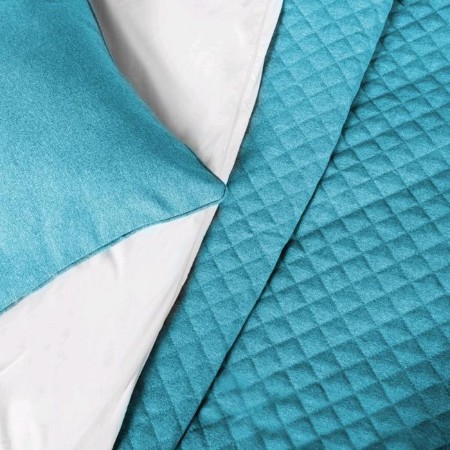 Kaspian set: cover 160 x 220 cm, pillowcases 40 x 40 cm - 2 pcs, blue-3