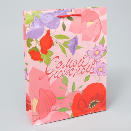 Gift package laminated, packaging, "tenderness", l 28 x 38 x 9 cm-4