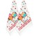 Kitchen towel Diva Afrodita Sova Pink, 360 gr, size 40x60 cm