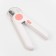 Clawers for animals with LED lantern and nail file, pink