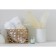 A set of wicker baskets for handmade storage LADOOM "Web", 4 pcs, beige color