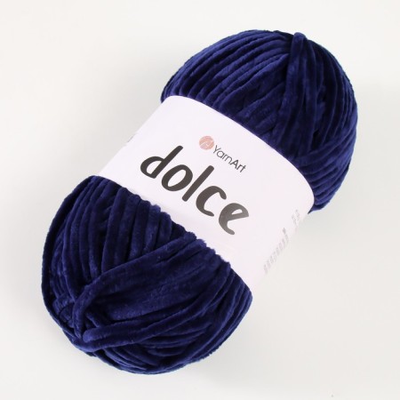 Yarn "Dolce" 100% micropoliester 120m/100g (756 marine)-2