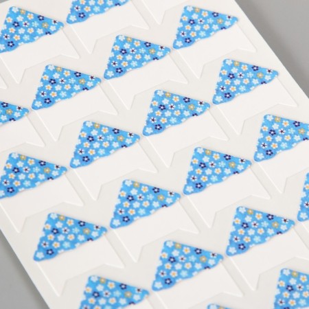 A set of corners with a pocket for photos 24 corners "Flower" MIX 12.7x9.5 cm-3