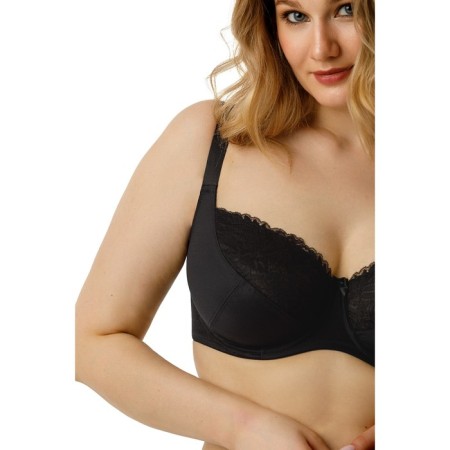 Women's bras of Lengy, size 75k, black color-4