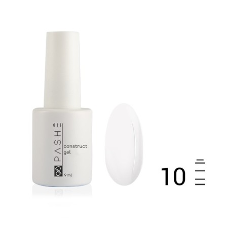 Modeling Gel Pashe Construct Gel, No. 10 Camouflage white, 9 ml
