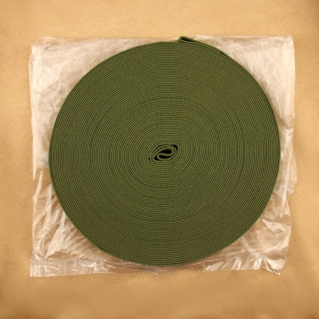 Rubber band, 20 mm, 20 m, khaki color-2