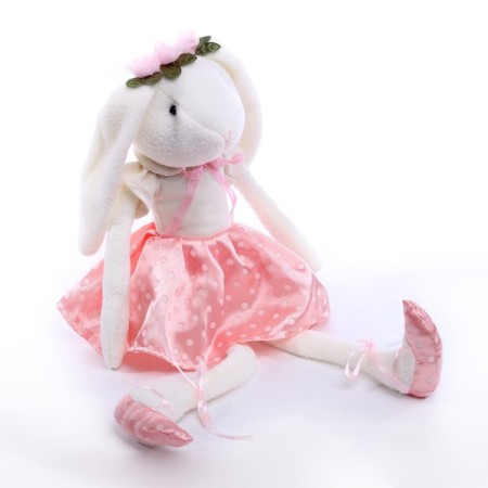 Soft toy "Bunny", white color-1