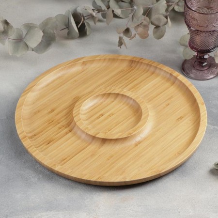 Wilmax supply dish, 2 sections, d = 35.5 cm-1