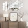 Interior stickers "honeycomb", mirror, wall decor, set 21 pcs, pcs 8 x 7 cm