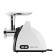Electric meat grinder Galaxy Line GL 2420, 1200 W, reverse, 9 nozzles, white-gray