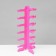 Hands for glasses 6 seats, 16 × 14.5 × 35.5, plexiglass, pink color