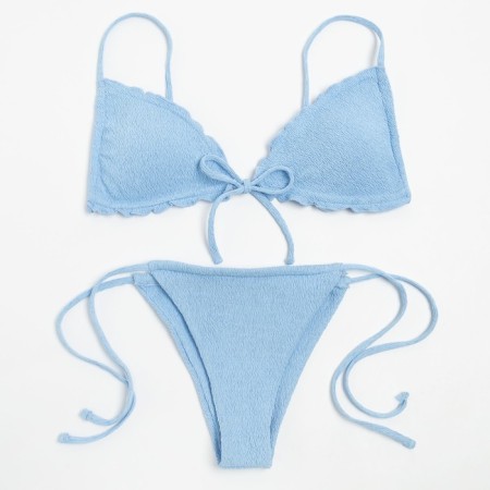 Swimsuit female separate minku color blue, size 44-4