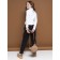 Jumper for girls, height 134 cm, white color