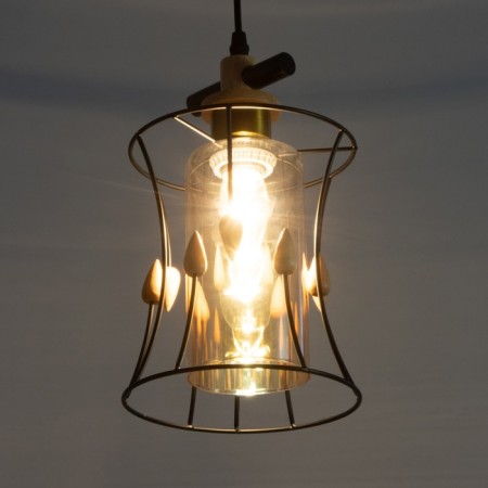 Lamp Bayerlux 2120/1bk E27 40W Black 15x15x100 cm-2