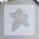 Plastic stencil "Currant leaf" 13x13 cm