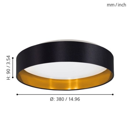 LED ceiling lamp Maserlo LED 24W-3