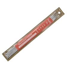 Nosy aluminum knitting needles with a coated 20 cm/3.0 mm