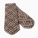 Women's mittens, beige color, size 18