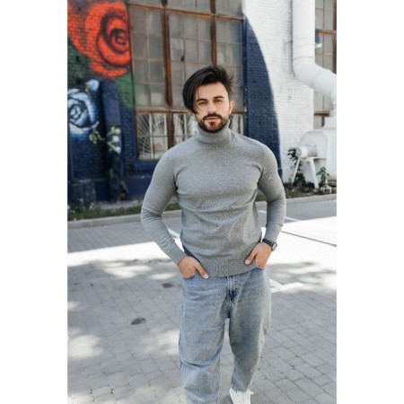 Jumper male ise, size 58, color gray color-7