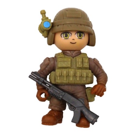 FUNKY TOYS figure "Special Forces", in brown form, 8 cm, mix-12