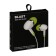 Headphones Blast BAH-255 Mobile, vacuum, microphone, control, 32 Ohm, 3.5 mm, 1.2m, white